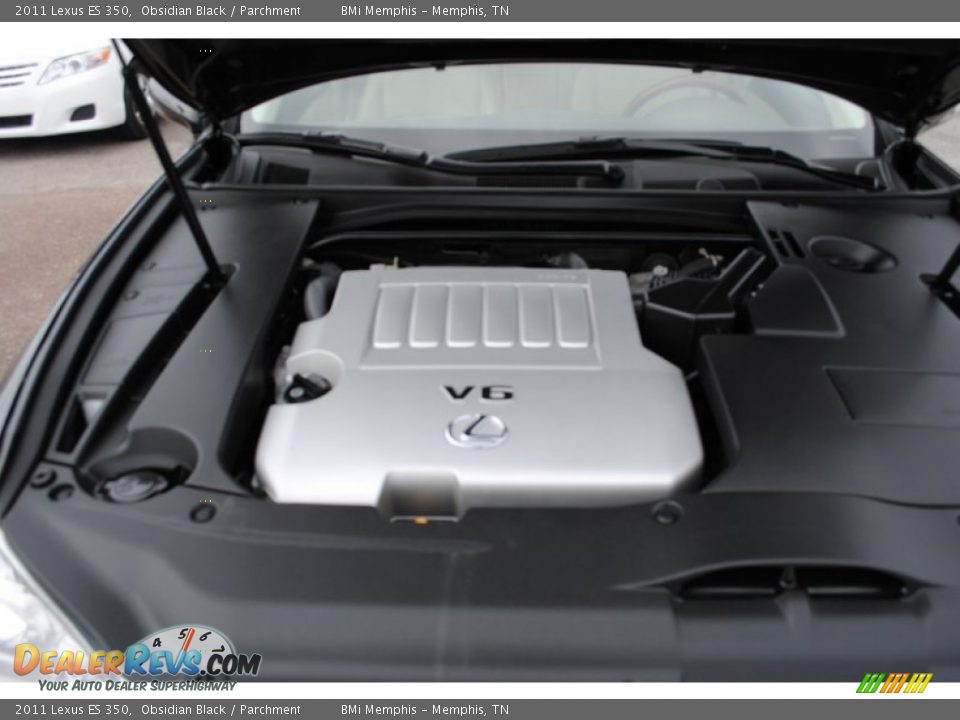2011 Lexus ES 350 Obsidian Black / Parchment Photo #17
