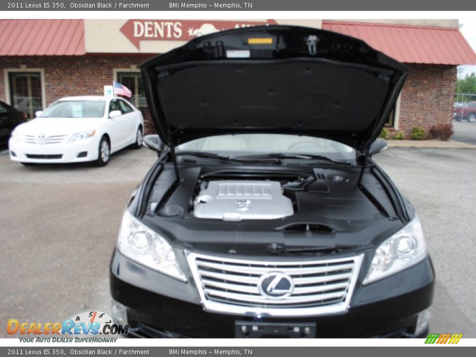 2011 Lexus ES 350 Obsidian Black / Parchment Photo #18