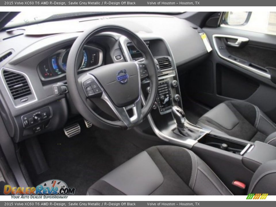 R-Design Off Black Interior - 2015 Volvo XC60 T6 AWD R-Design Photo #9