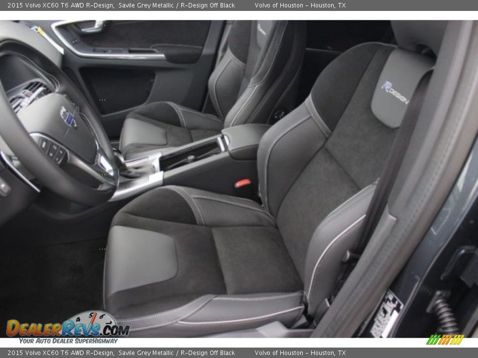 Front Seat of 2015 Volvo XC60 T6 AWD R-Design Photo #10
