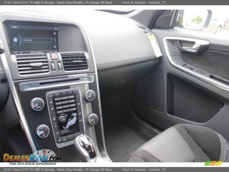 2015 Volvo XC60 T6 AWD R-Design Savile Grey Metallic / R-Design Off Black Photo #12