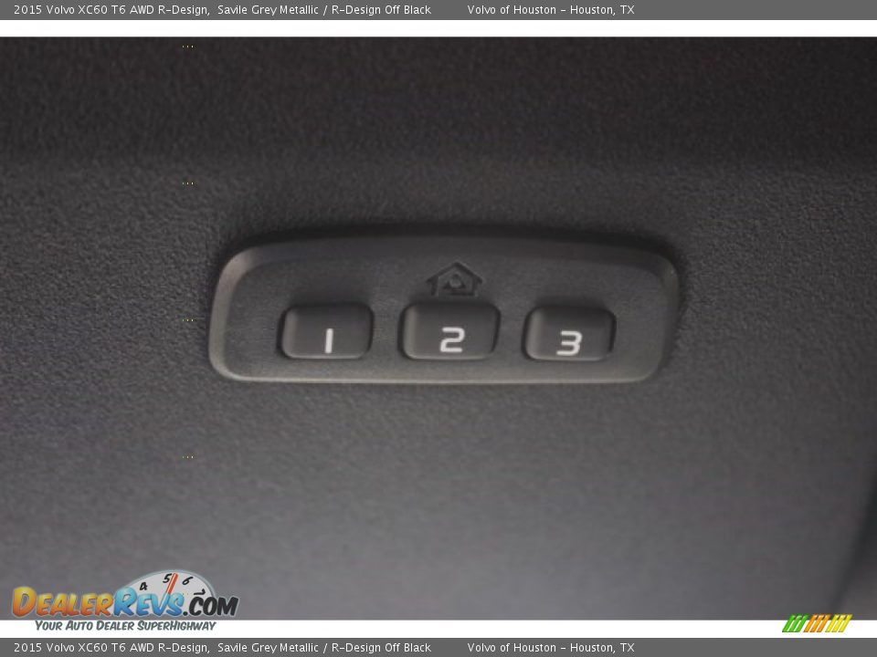 2015 Volvo XC60 T6 AWD R-Design Savile Grey Metallic / R-Design Off Black Photo #14