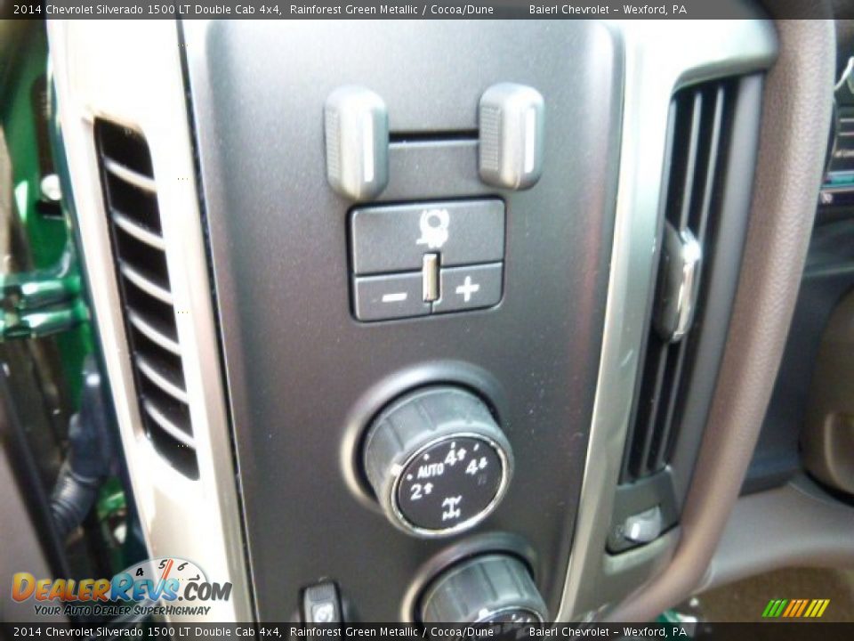 2014 Chevrolet Silverado 1500 LT Double Cab 4x4 Rainforest Green Metallic / Cocoa/Dune Photo #15