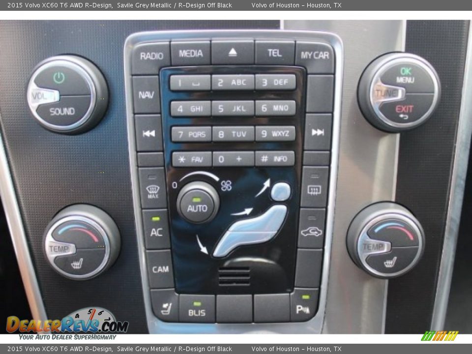 Controls of 2015 Volvo XC60 T6 AWD R-Design Photo #19