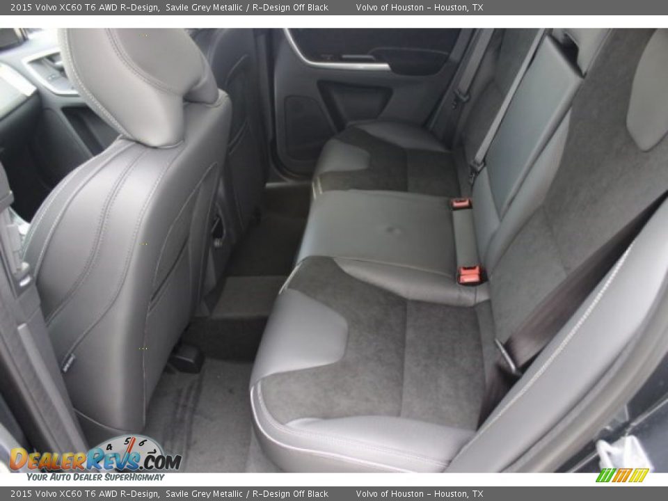 Rear Seat of 2015 Volvo XC60 T6 AWD R-Design Photo #24