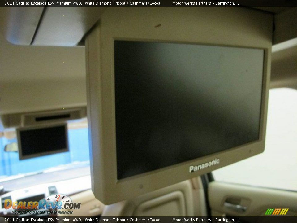 2011 Cadillac Escalade ESV Premium AWD White Diamond Tricoat / Cashmere/Cocoa Photo #24
