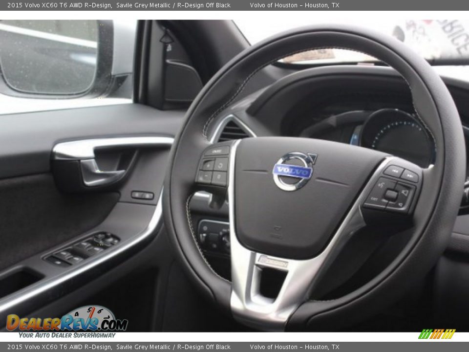 2015 Volvo XC60 T6 AWD R-Design Steering Wheel Photo #26