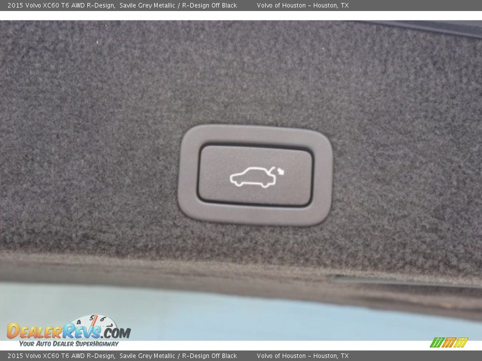 2015 Volvo XC60 T6 AWD R-Design Savile Grey Metallic / R-Design Off Black Photo #28