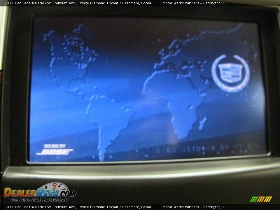 2011 Cadillac Escalade ESV Premium AWD White Diamond Tricoat / Cashmere/Cocoa Photo #29