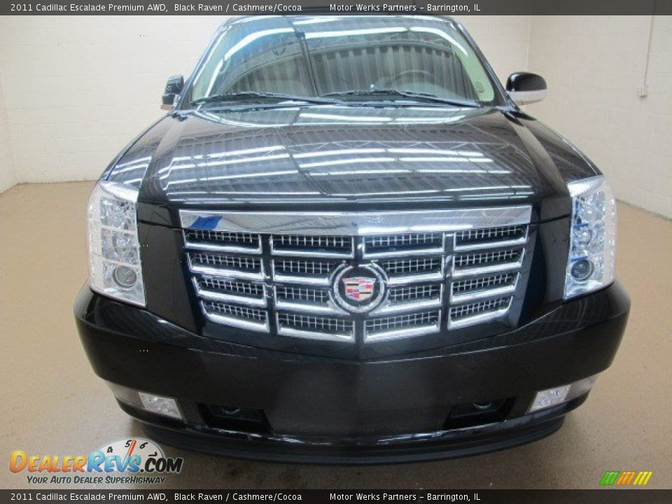 2011 Cadillac Escalade Premium AWD Black Raven / Cashmere/Cocoa Photo #2