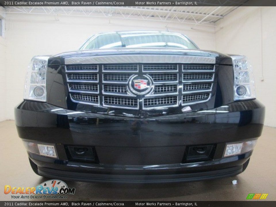 2011 Cadillac Escalade Premium AWD Black Raven / Cashmere/Cocoa Photo #3