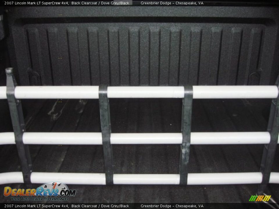 2007 Lincoln Mark LT SuperCrew 4x4 Black Clearcoat / Dove Grey/Black Photo #5