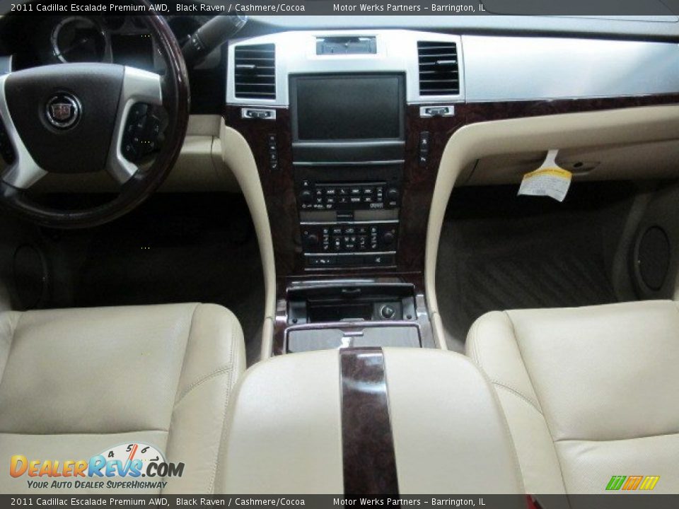 2011 Cadillac Escalade Premium AWD Black Raven / Cashmere/Cocoa Photo #26