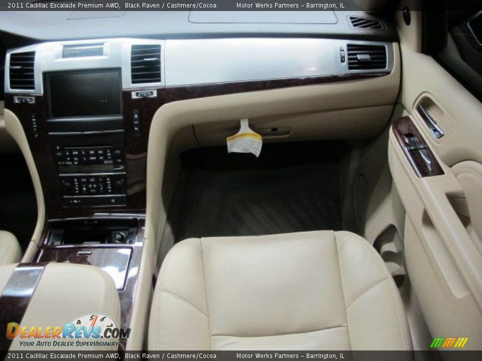2011 Cadillac Escalade Premium AWD Black Raven / Cashmere/Cocoa Photo #27