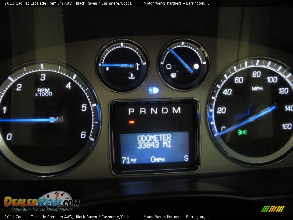 2011 Cadillac Escalade Premium AWD Black Raven / Cashmere/Cocoa Photo #28