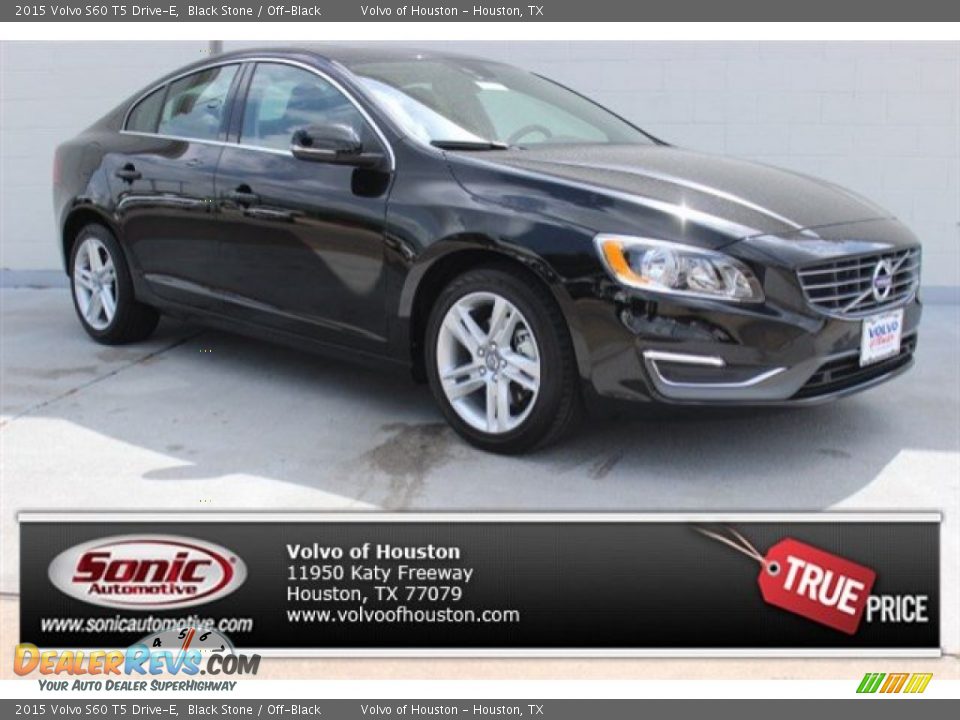 2015 Volvo S60 T5 Drive-E Black Stone / Off-Black Photo #1