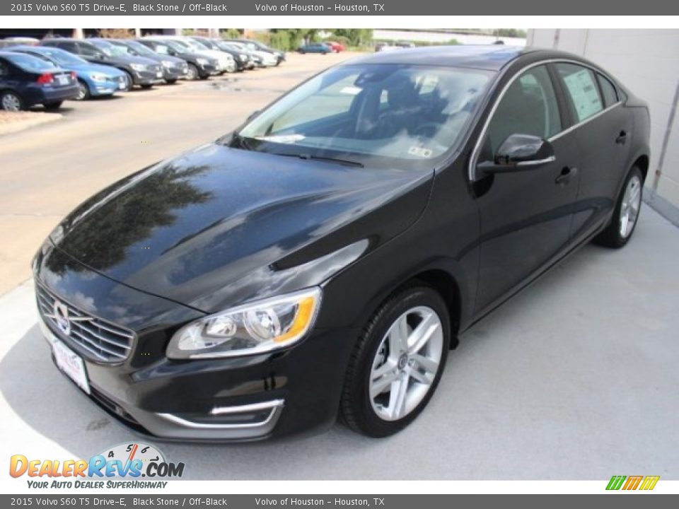 2015 Volvo S60 T5 Drive-E Black Stone / Off-Black Photo #3