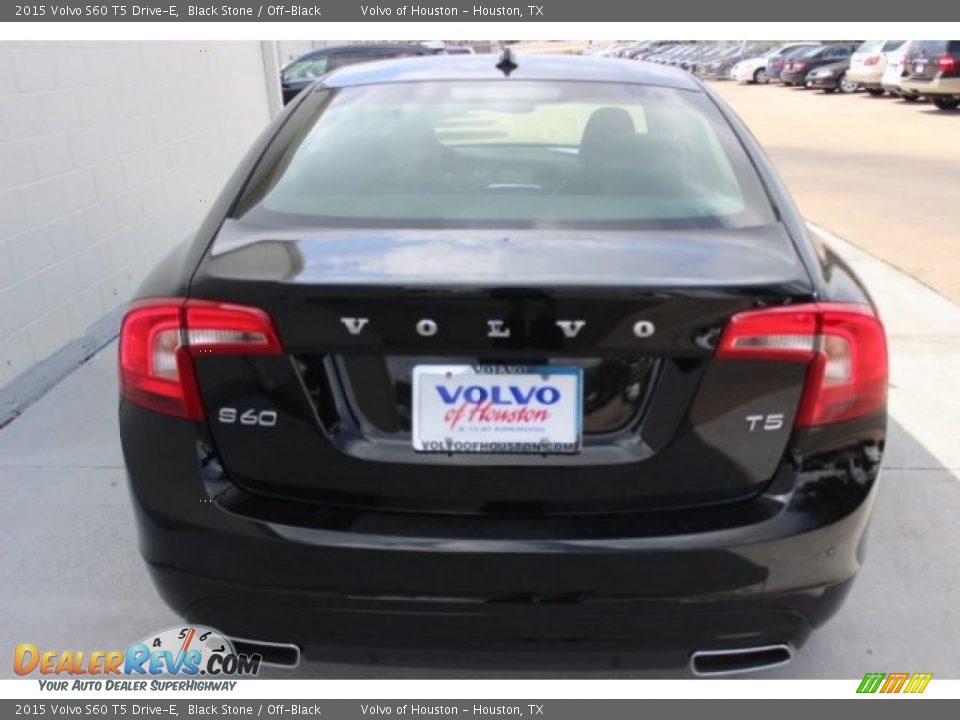 2015 Volvo S60 T5 Drive-E Black Stone / Off-Black Photo #4