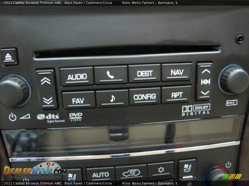 2011 Cadillac Escalade Premium AWD Black Raven / Cashmere/Cocoa Photo #33