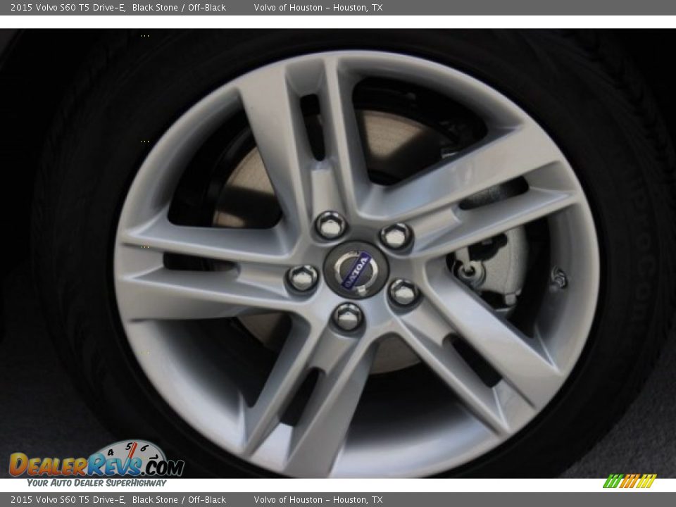 2015 Volvo S60 T5 Drive-E Black Stone / Off-Black Photo #7