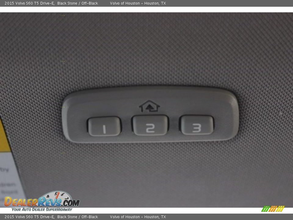 2015 Volvo S60 T5 Drive-E Black Stone / Off-Black Photo #15