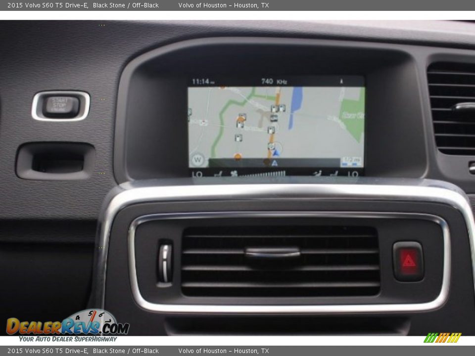 2015 Volvo S60 T5 Drive-E Black Stone / Off-Black Photo #16