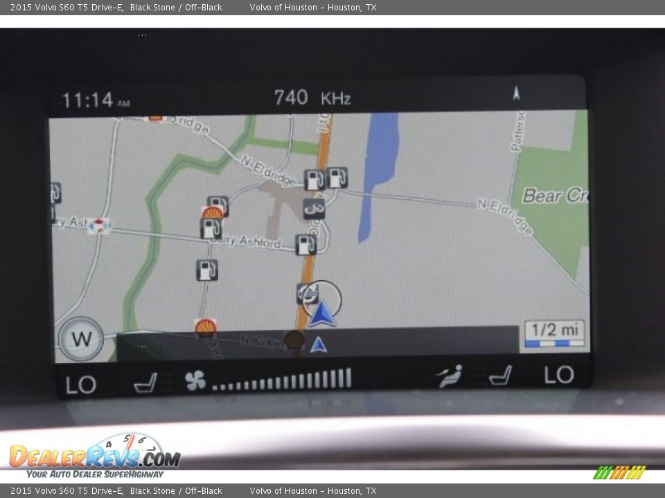 2015 Volvo S60 T5 Drive-E Black Stone / Off-Black Photo #17