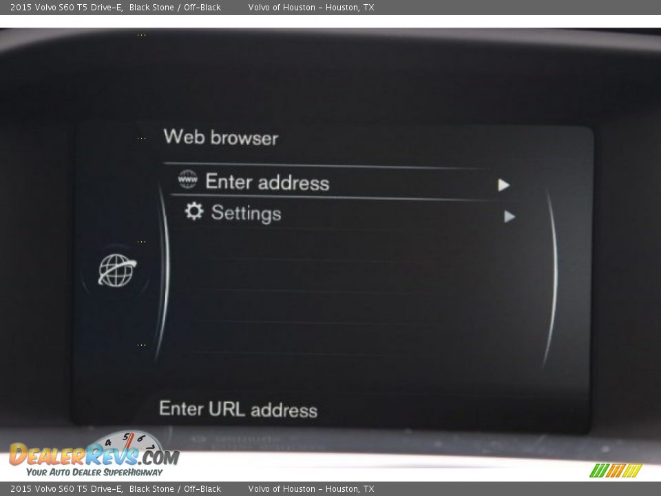 2015 Volvo S60 T5 Drive-E Black Stone / Off-Black Photo #19