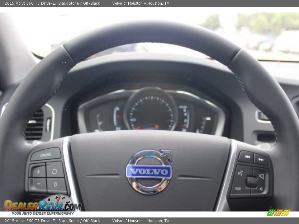 2015 Volvo S60 T5 Drive-E Black Stone / Off-Black Photo #21