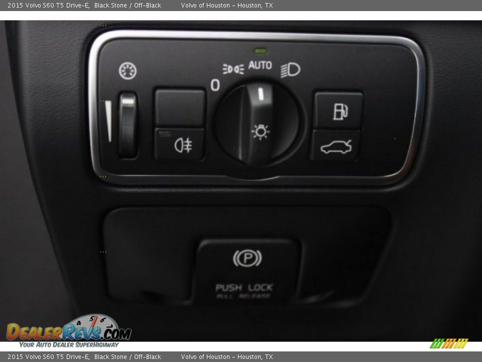 2015 Volvo S60 T5 Drive-E Black Stone / Off-Black Photo #22