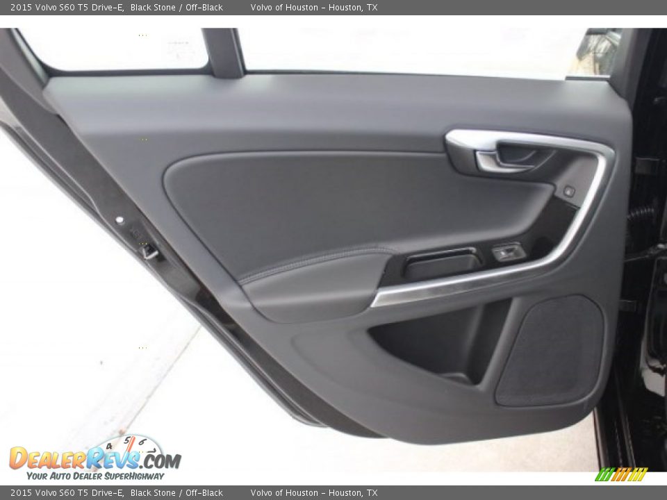 2015 Volvo S60 T5 Drive-E Black Stone / Off-Black Photo #23