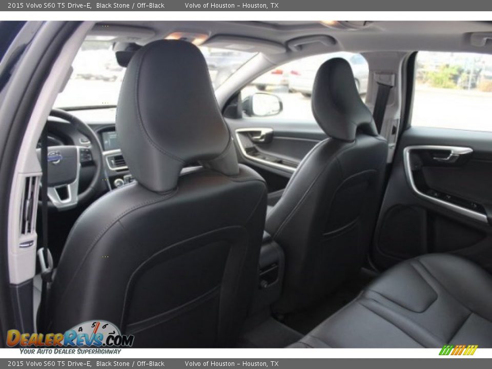 2015 Volvo S60 T5 Drive-E Black Stone / Off-Black Photo #24