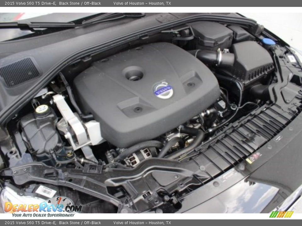 2015 Volvo S60 T5 Drive-E Black Stone / Off-Black Photo #29