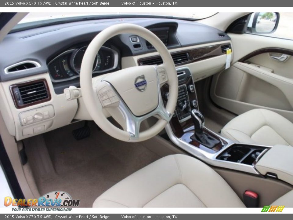 Soft Beige Interior - 2015 Volvo XC70 T6 AWD Photo #9
