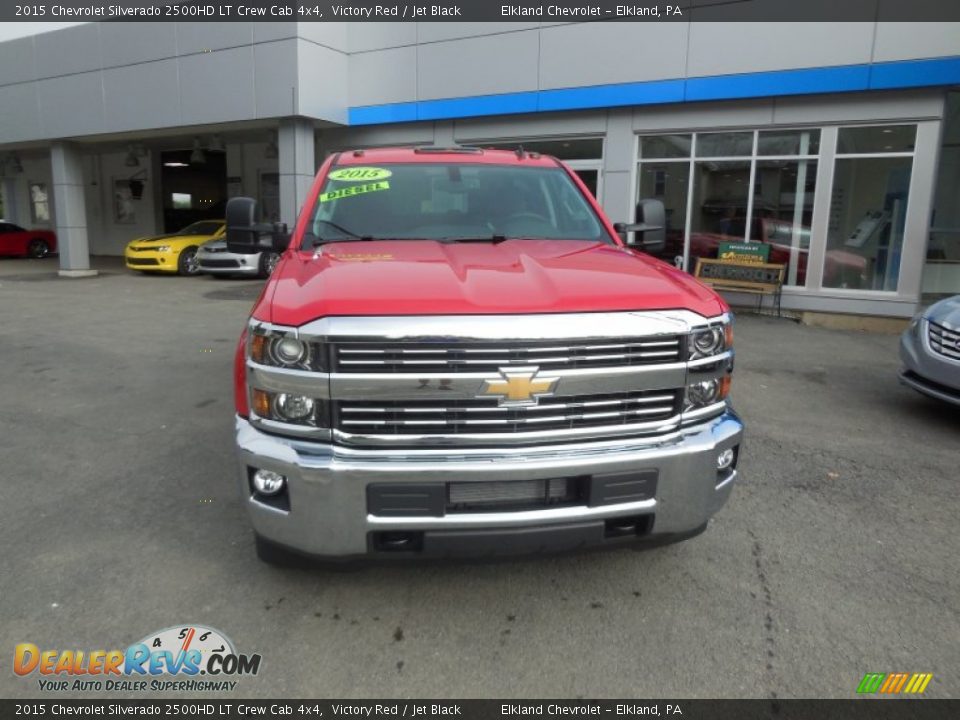 2015 Chevrolet Silverado 2500HD LT Crew Cab 4x4 Victory Red / Jet Black Photo #3