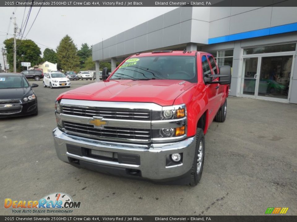 2015 Chevrolet Silverado 2500HD LT Crew Cab 4x4 Victory Red / Jet Black Photo #4