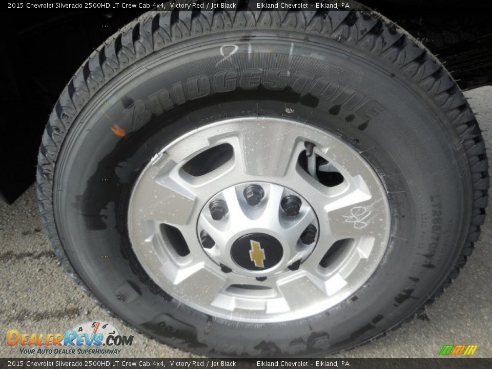 2015 Chevrolet Silverado 2500HD LT Crew Cab 4x4 Victory Red / Jet Black Photo #17
