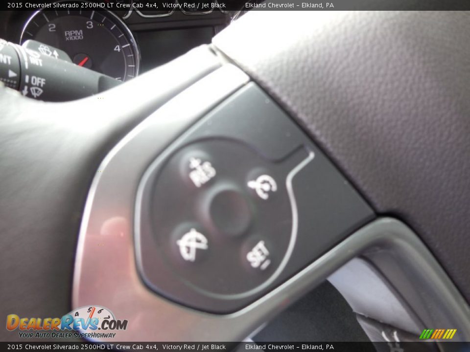 2015 Chevrolet Silverado 2500HD LT Crew Cab 4x4 Victory Red / Jet Black Photo #36
