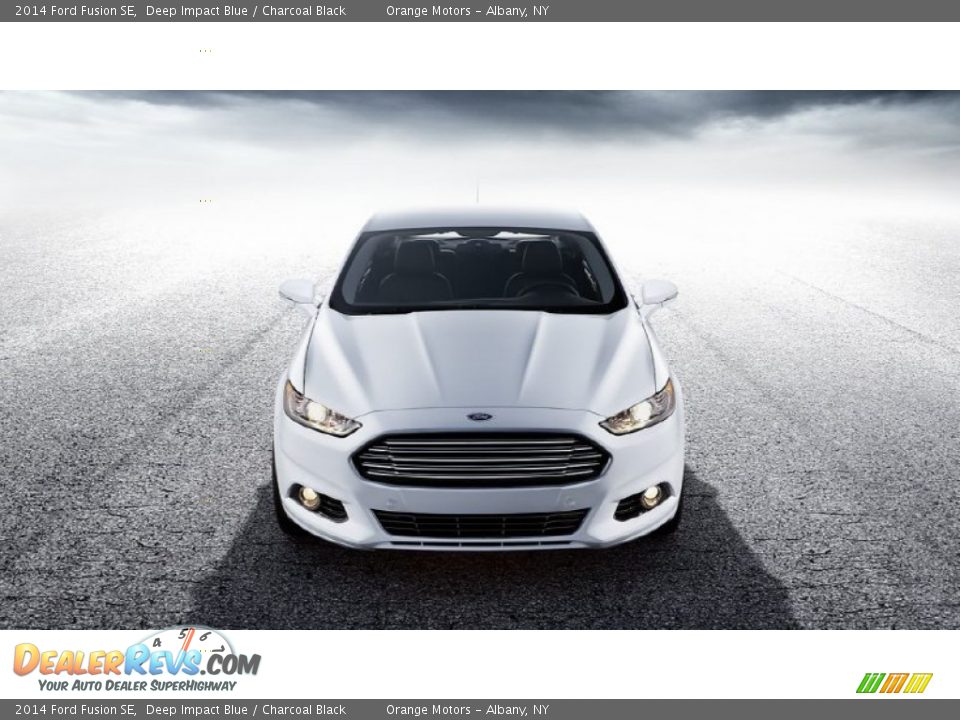 2014 Ford Fusion SE Deep Impact Blue / Charcoal Black Photo #12