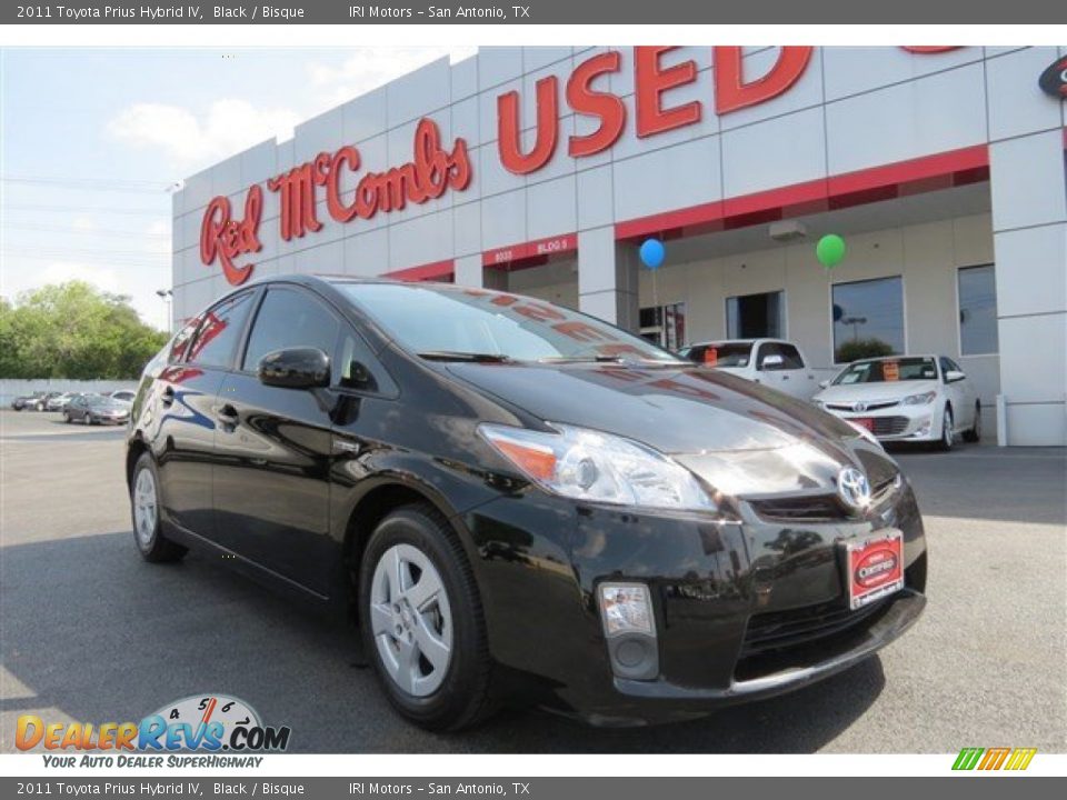 2011 Toyota Prius Hybrid IV Black / Bisque Photo #1