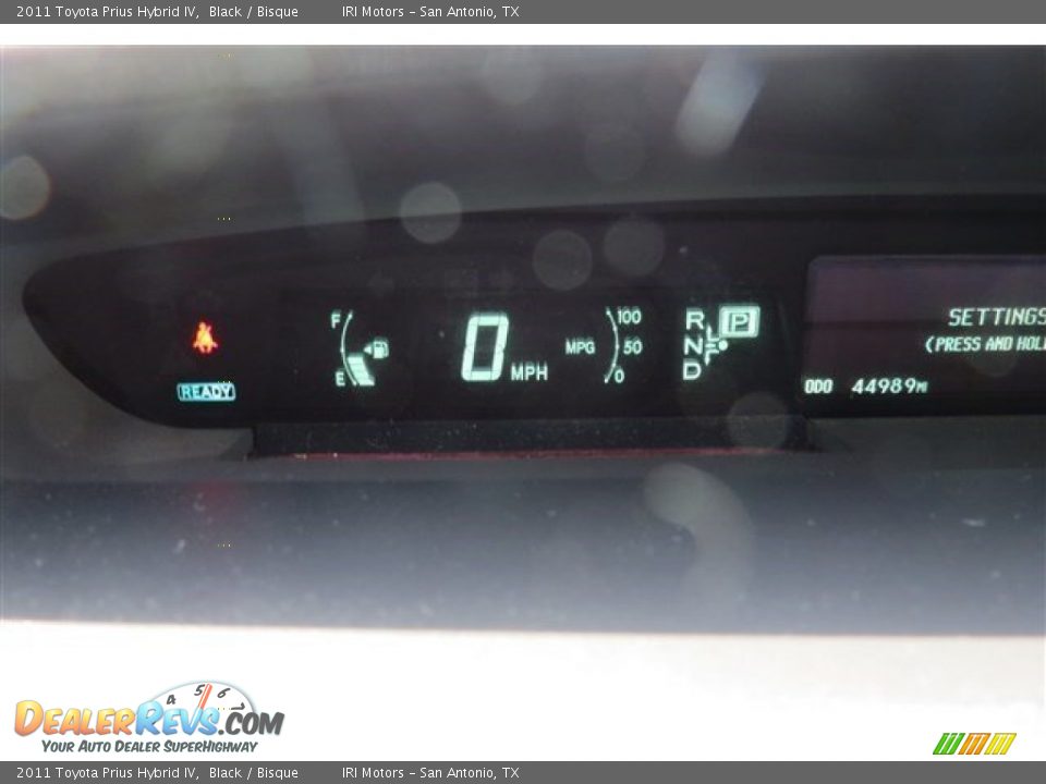 2011 Toyota Prius Hybrid IV Black / Bisque Photo #16