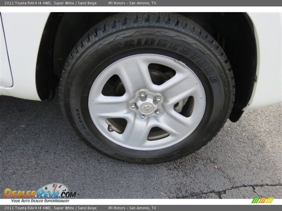 2011 Toyota RAV4 I4 4WD Super White / Sand Beige Photo #9