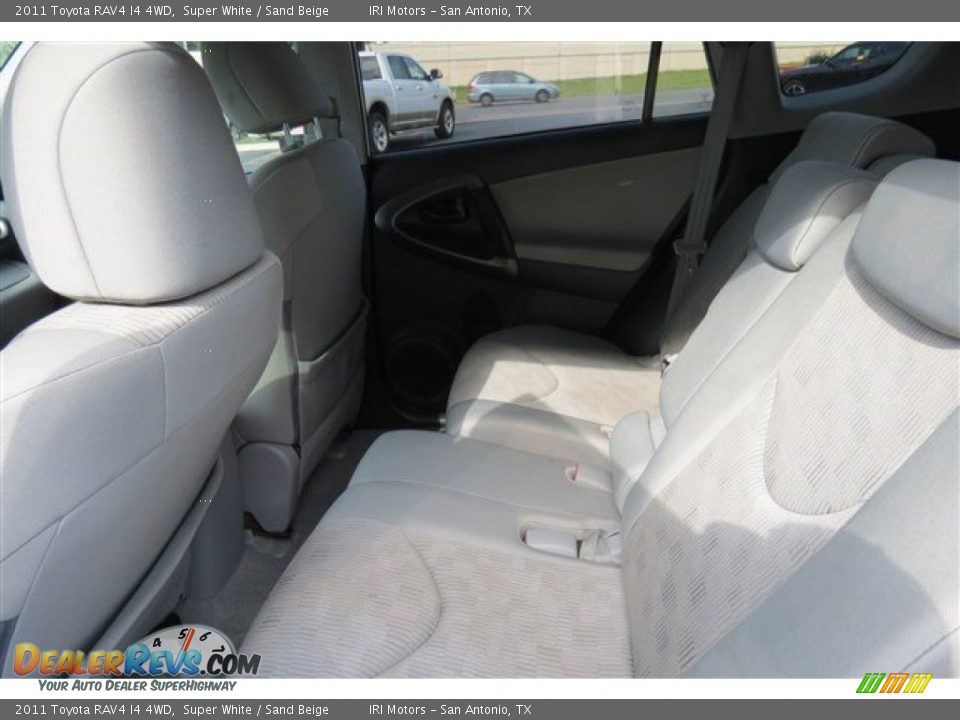 2011 Toyota RAV4 I4 4WD Super White / Sand Beige Photo #12