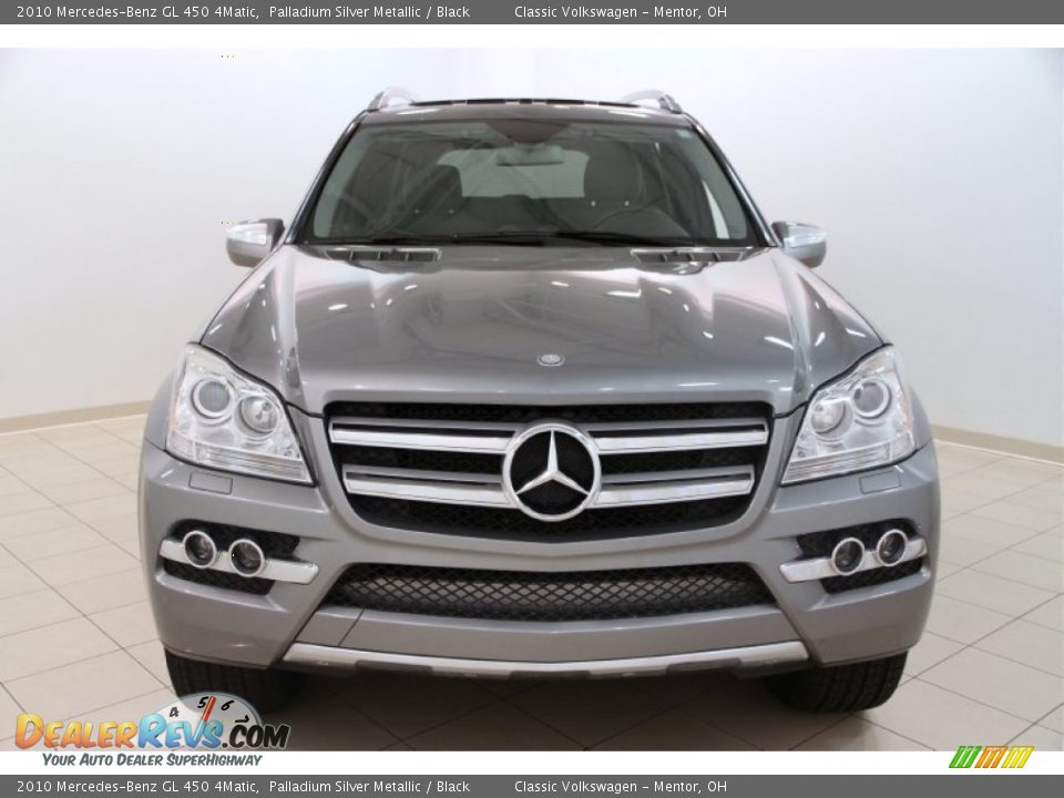 2010 Mercedes-Benz GL 450 4Matic Palladium Silver Metallic / Black Photo #2
