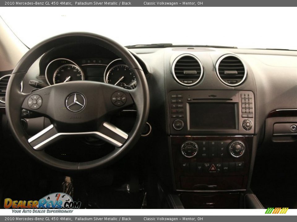2010 Mercedes-Benz GL 450 4Matic Palladium Silver Metallic / Black Photo #34