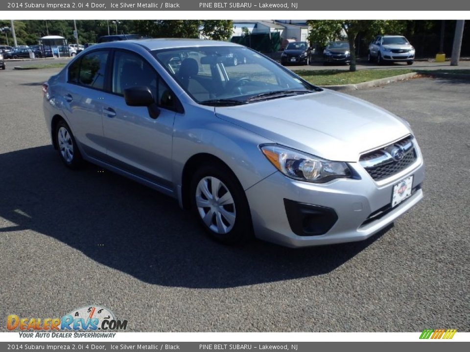 2014 Subaru Impreza 2.0i 4 Door Ice Silver Metallic / Black Photo #3