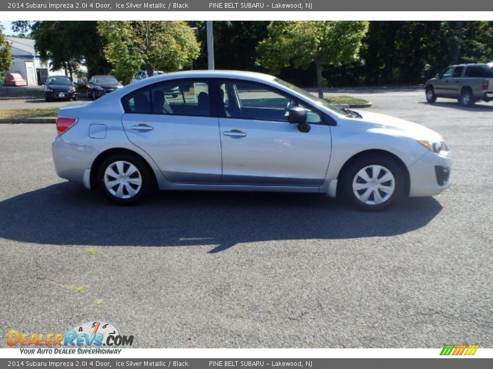 2014 Subaru Impreza 2.0i 4 Door Ice Silver Metallic / Black Photo #4
