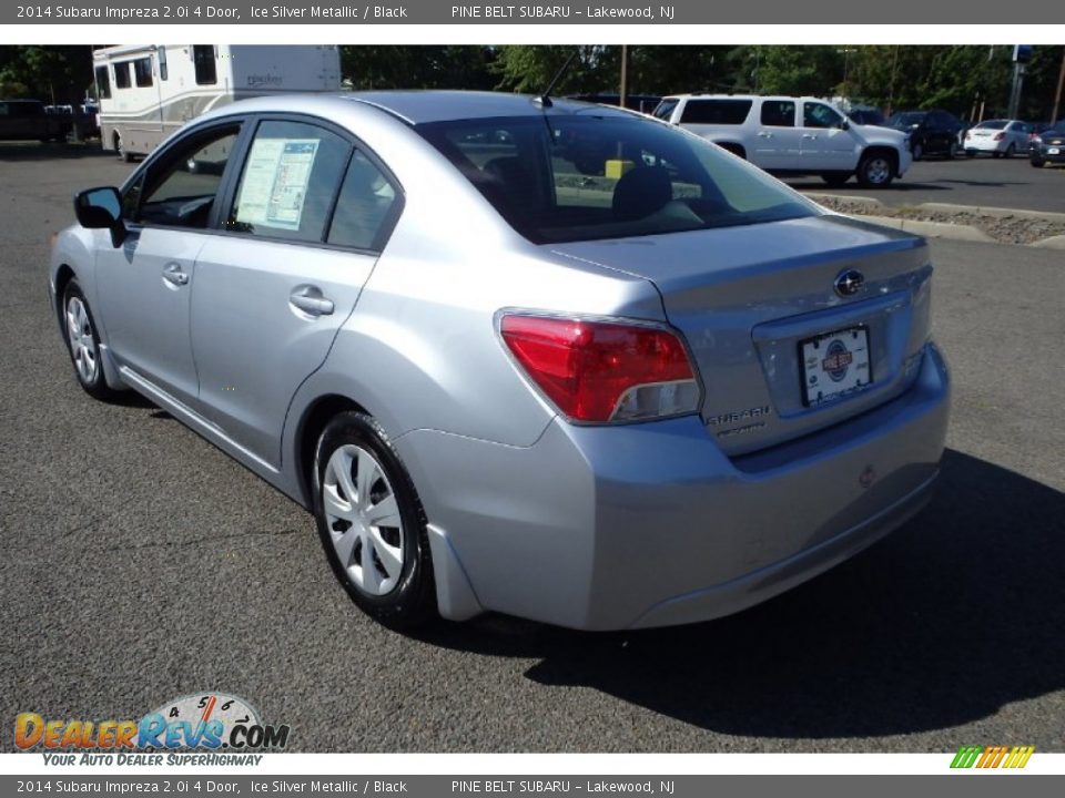 2014 Subaru Impreza 2.0i 4 Door Ice Silver Metallic / Black Photo #7