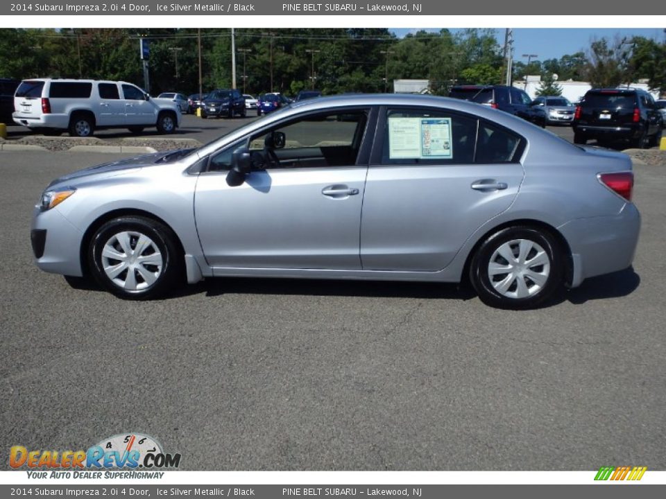 2014 Subaru Impreza 2.0i 4 Door Ice Silver Metallic / Black Photo #8