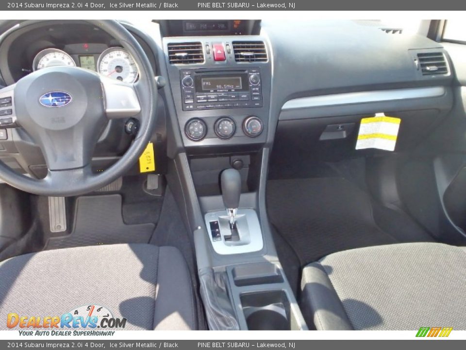 2014 Subaru Impreza 2.0i 4 Door Ice Silver Metallic / Black Photo #13
